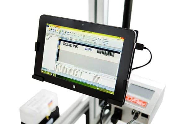 squid ink copilot 500 hi-resolution industrial inkjet printer wireless tablet touchscreen controller